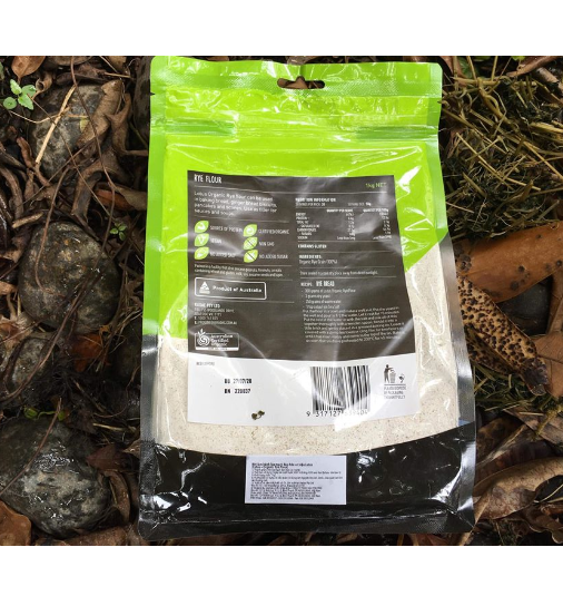 Bột làm bánh lúa mạch đen hữu cơ RYE FLOUR LOTUS 1kg