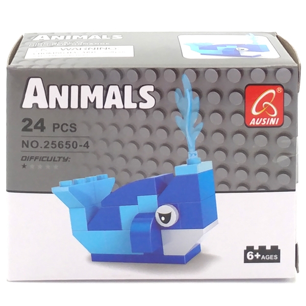 Đồ chơi lắp ráp ausini 25650-4 - cá voi