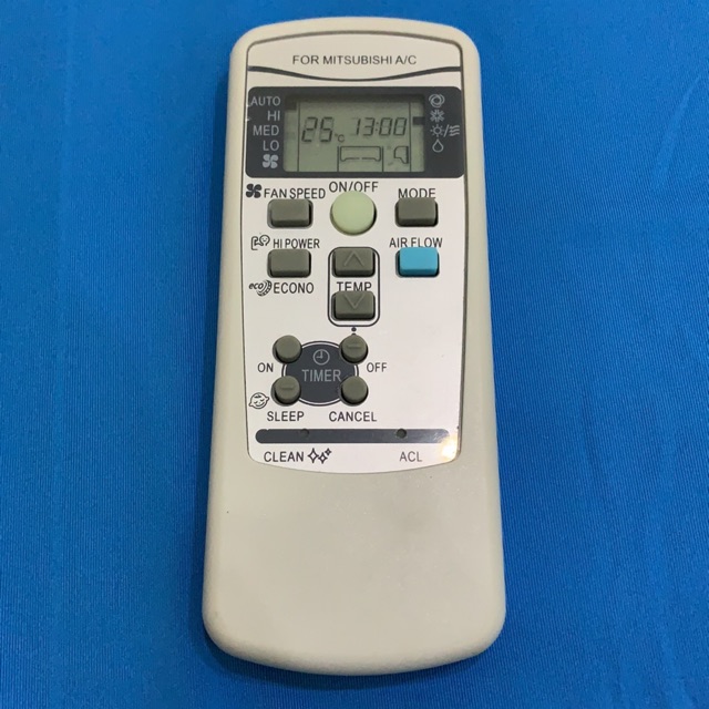 REMOTE ĐIỀU KHIỂN MÁY LẠNH ĐIỀU HOÀ MITSUBISHI