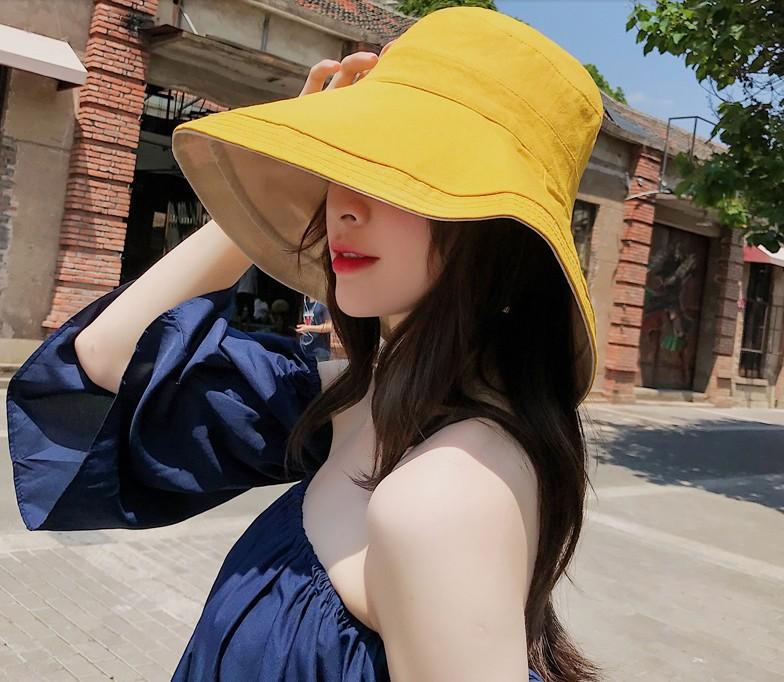 Mũ vành rộng che nắng nữ tính