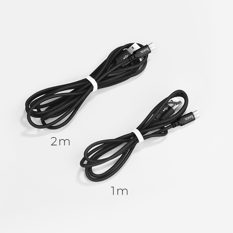 CÁP SẠC NHANH DÂY DÙ X14 MICRO 2.0A 1M