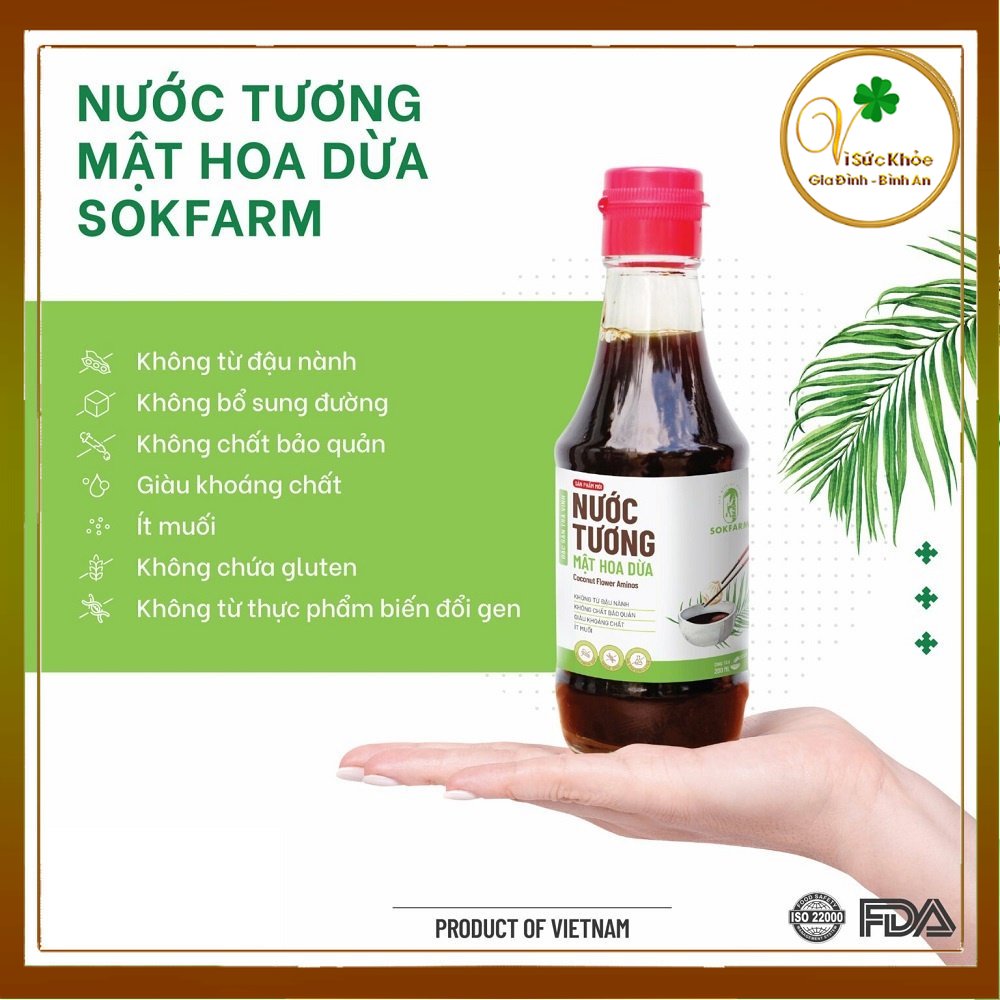 Nước tương mật hoa dừa 200ml