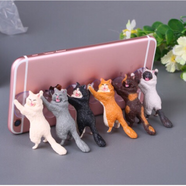 Giá Đỡ Điện Thoại Hình Mèo Con Siêu Cute