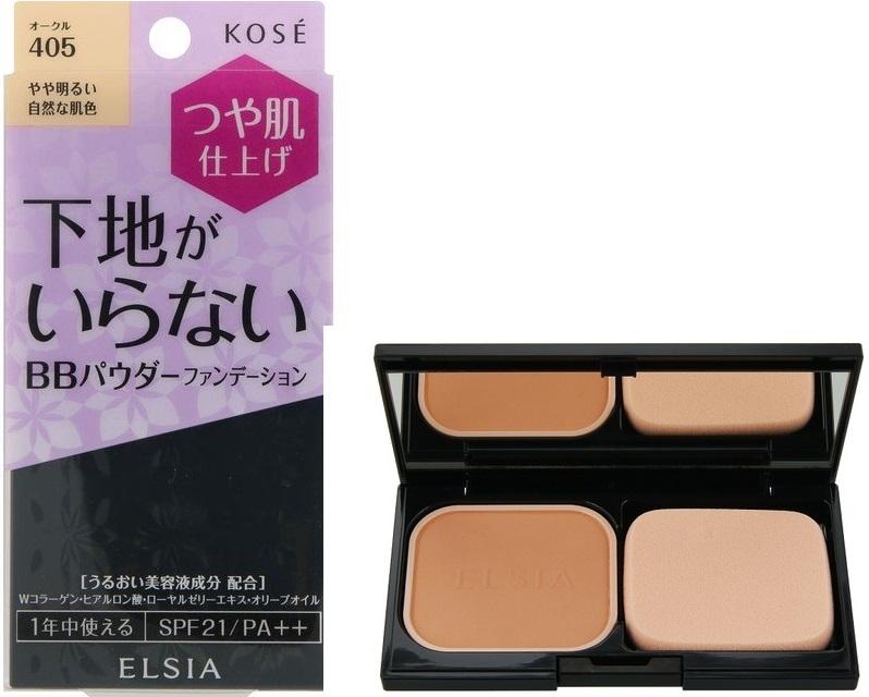 Phấn phủ siêu mịn Kose Elsia Platinum BB Powder Foundation SPF 21 PA++ (da tự nhiên)