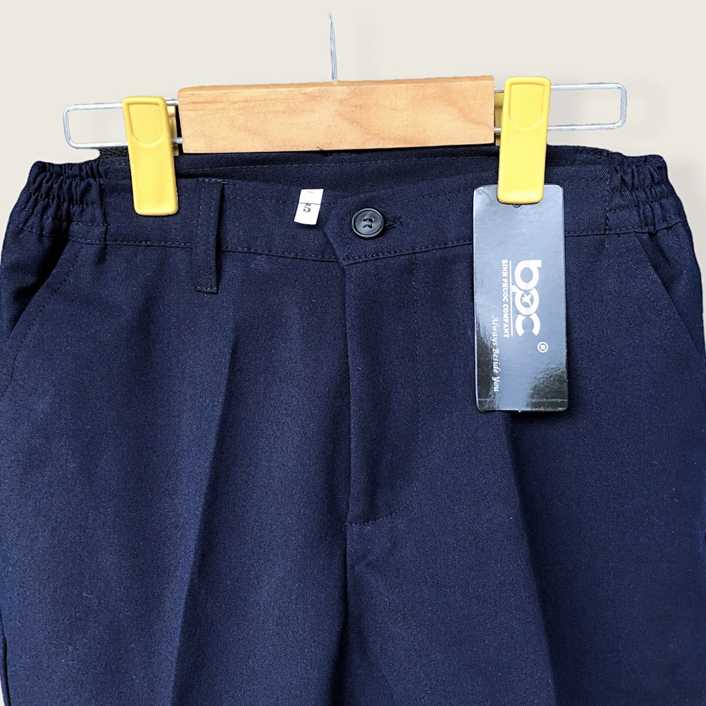Quần Tây Học Sinh, Vải Kaki Xanh Đen