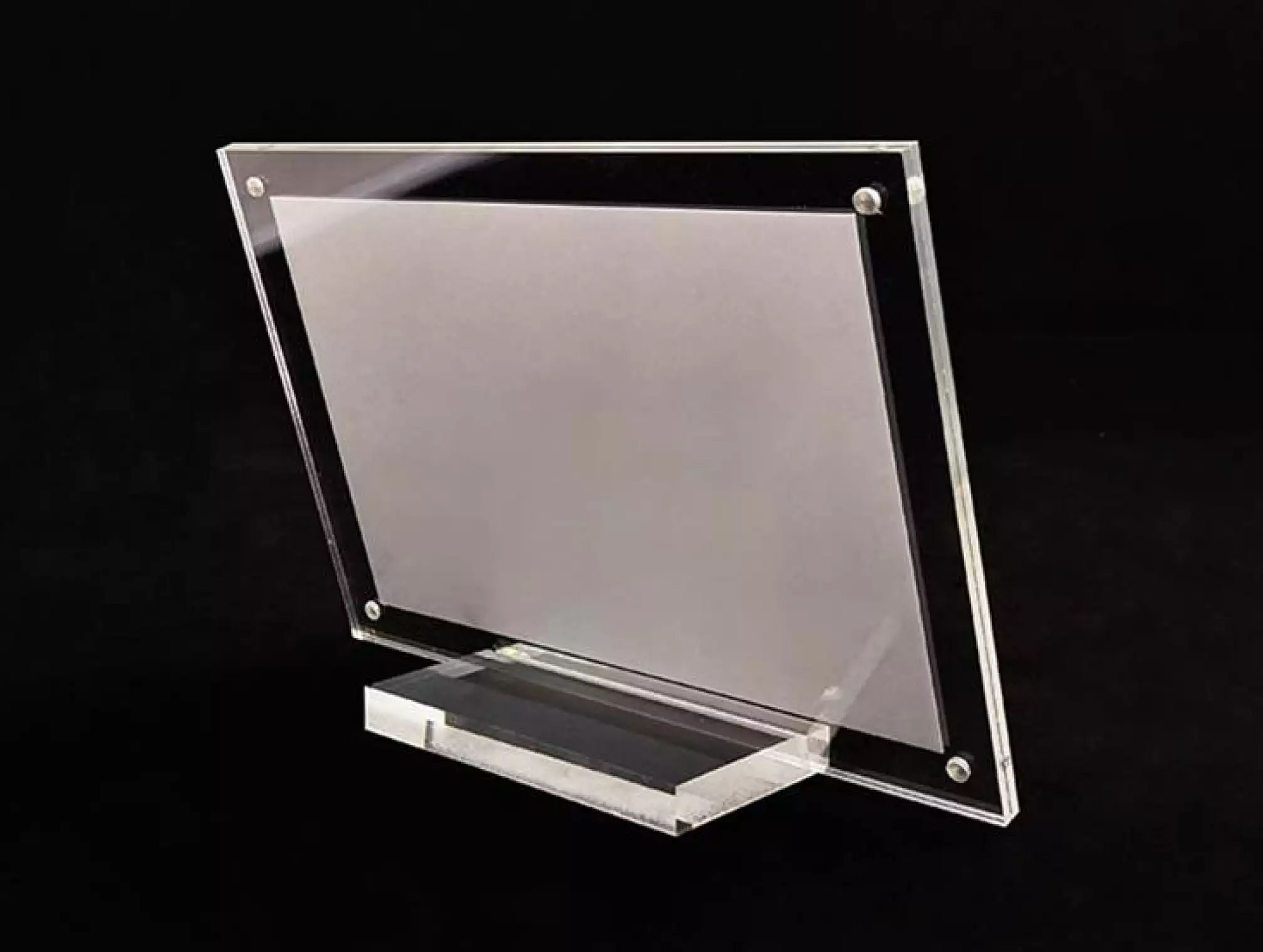 Khung Ảnh Mica Trong Để Bàn Đế 15mm