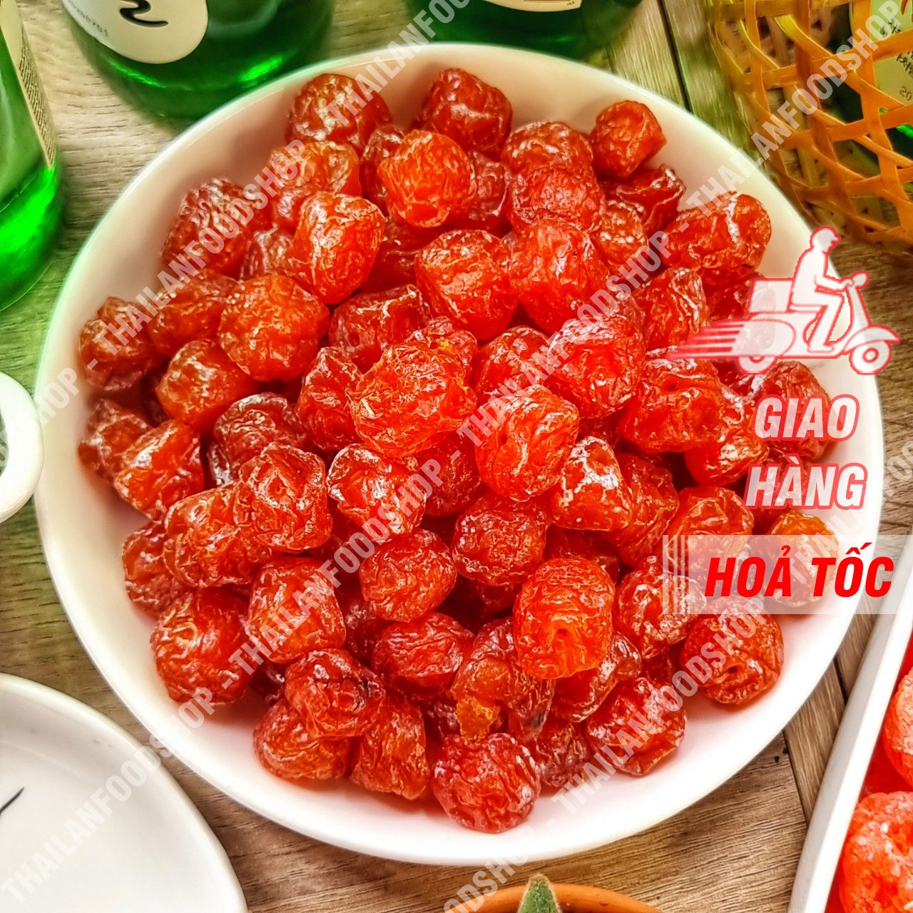 Ô mai mận cơm chua ngọt lon 200gr