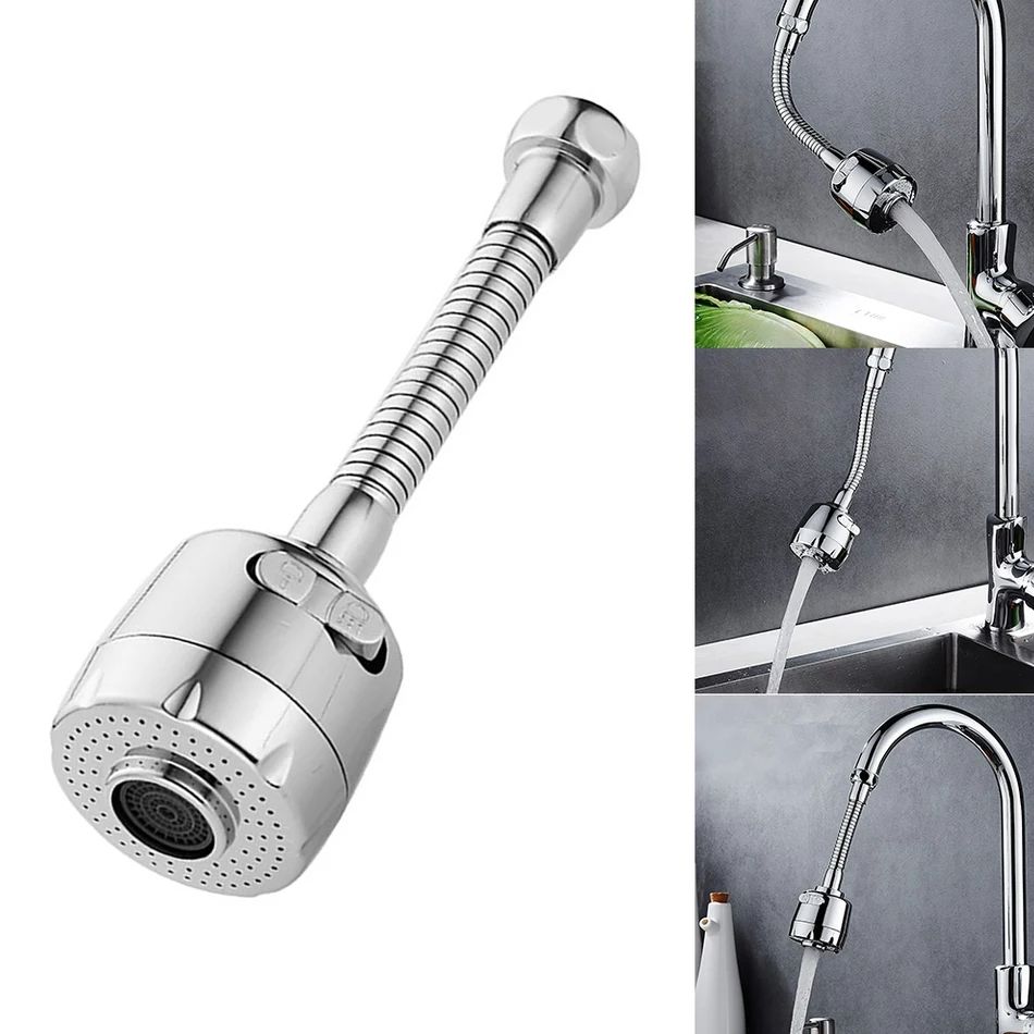 đầu vòi rửa bát tăng áp xoay 360 độ