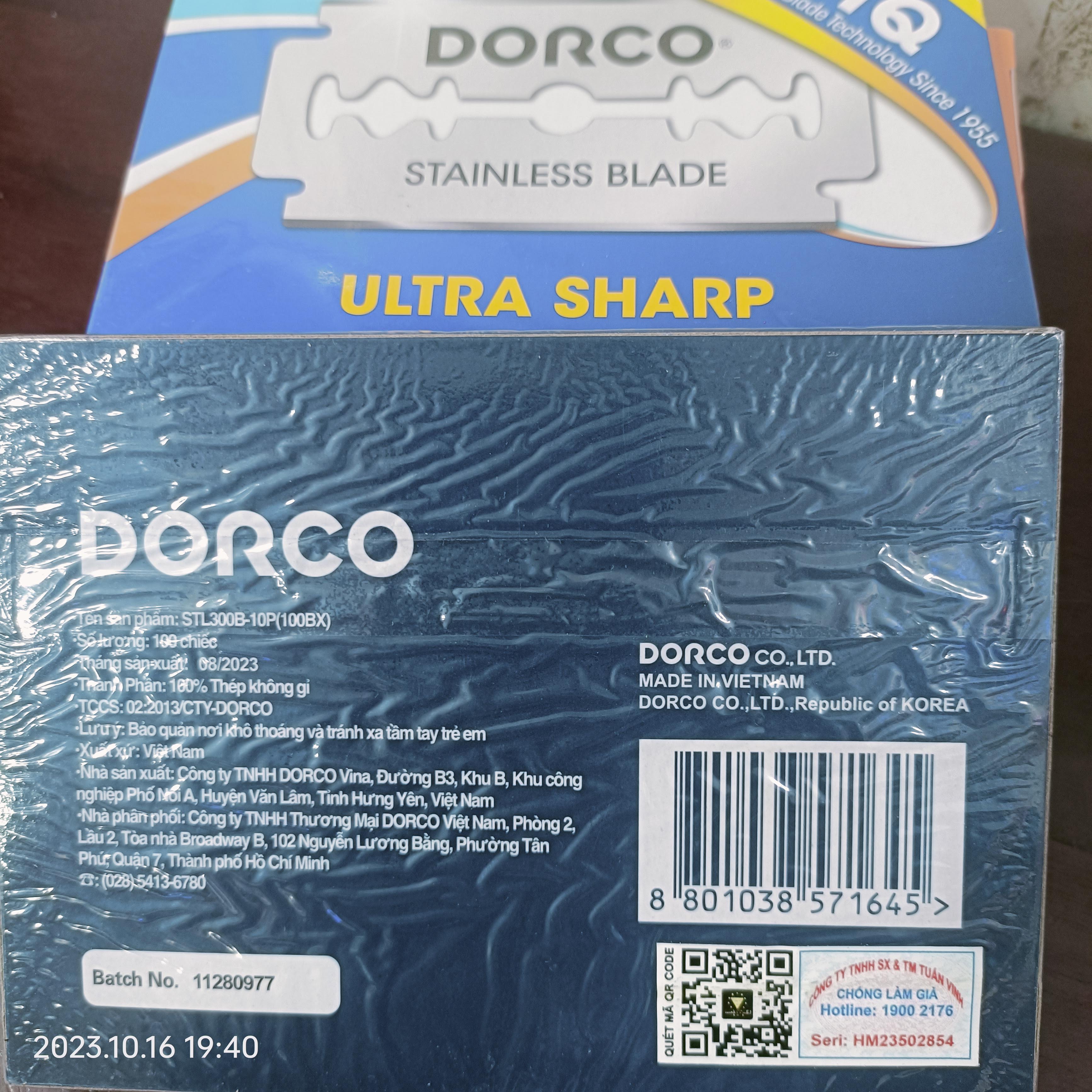 Hộp 100 Lưỡi Dao lam Dorco Titan