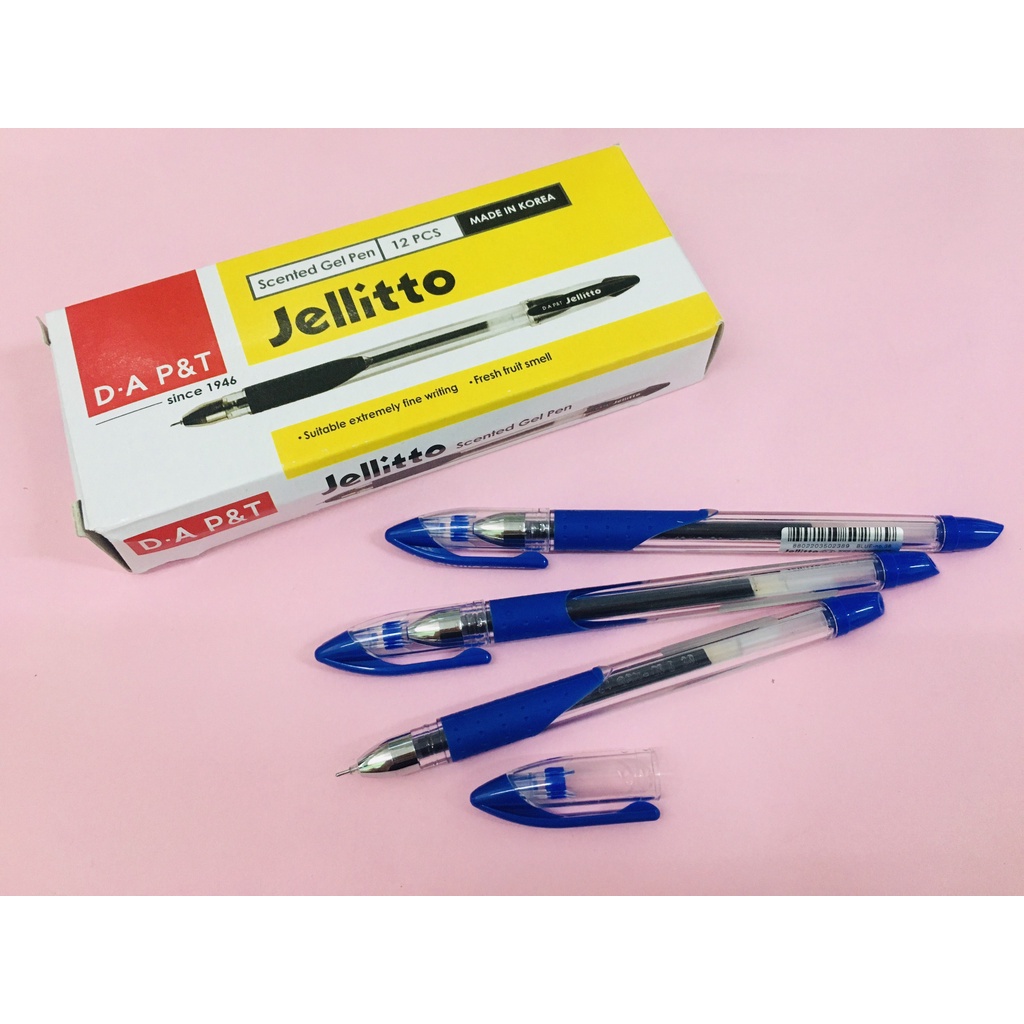 Hộp 12 cây bút viết gel Dong-A Jellitto / Jellito 0.4mm