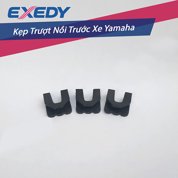 Bộ kẹp trượt, cao su trượt nồi trước xe Yamaha Nouvo, Janus, Nvx, Grande, Luvias chính hãng Exedy