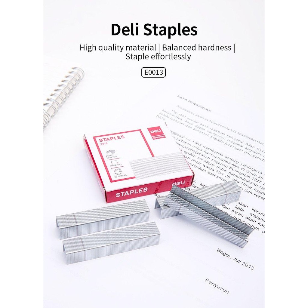 Ghim dập 80 tờ 23/13 deli - e0013
