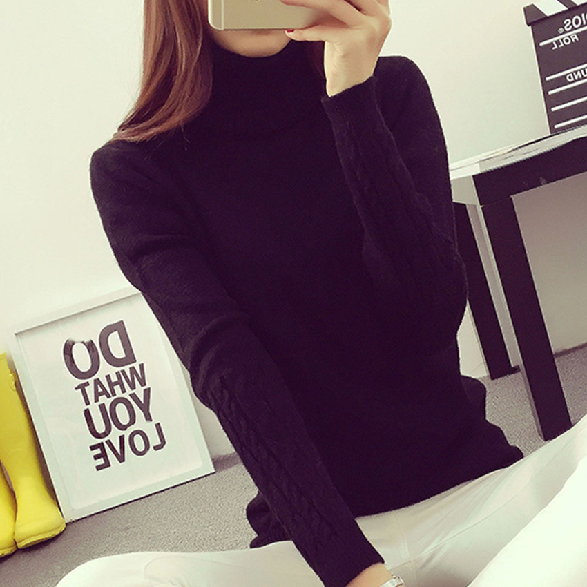 Áo len nữ❤️❤️ DÀY DẶN ❤️❤️ Áo len nữ cổ lọ Hàn Quốc