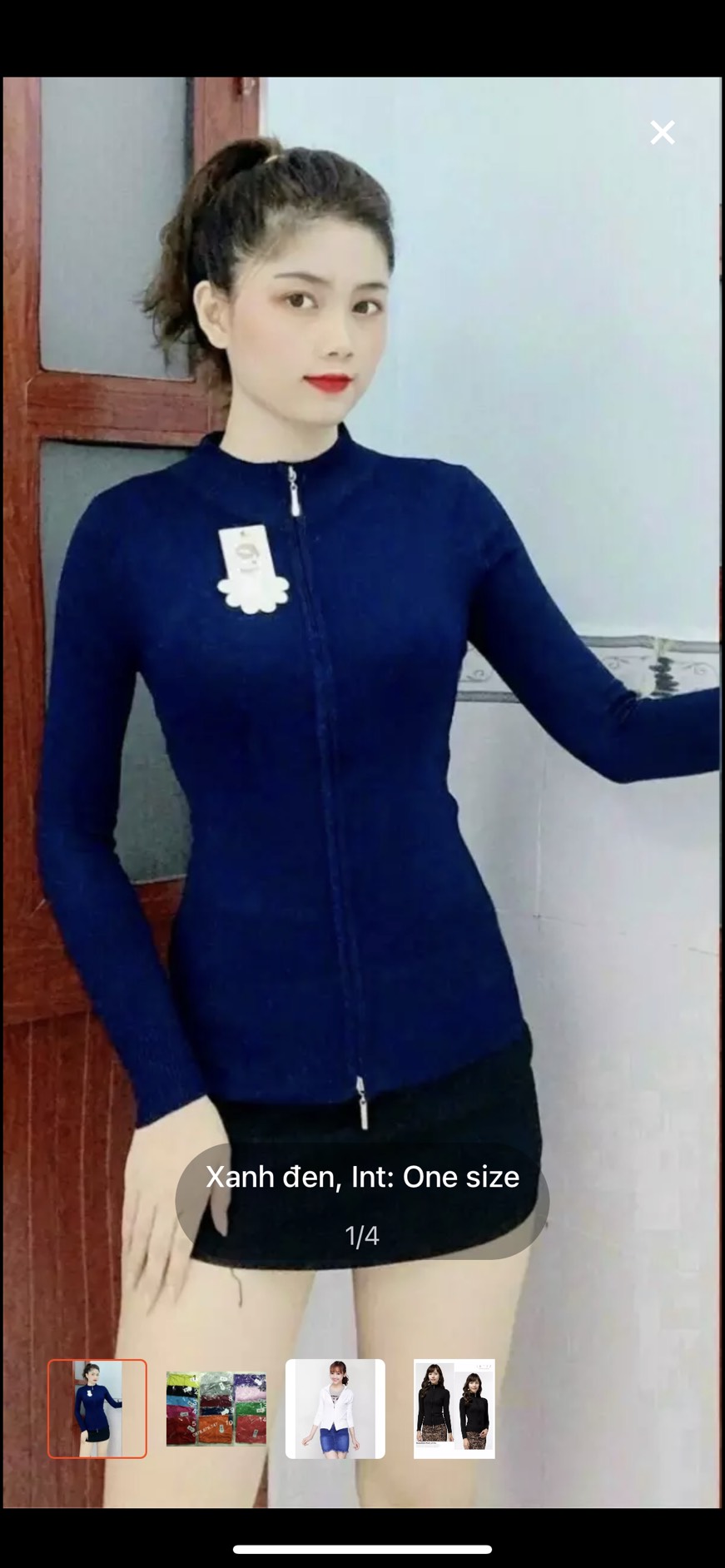 [HCM]Áo khoác len 2 đầu dây kéo