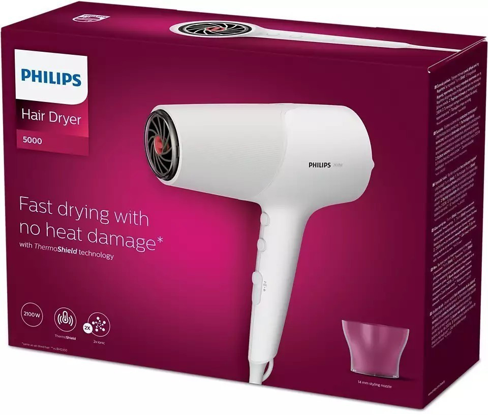 Máy sấy tóc Philips series 5000 BHD500/20 2100W (Giá áp dụng giao tại HN, HCM& các tỉnh liên hệ shop)