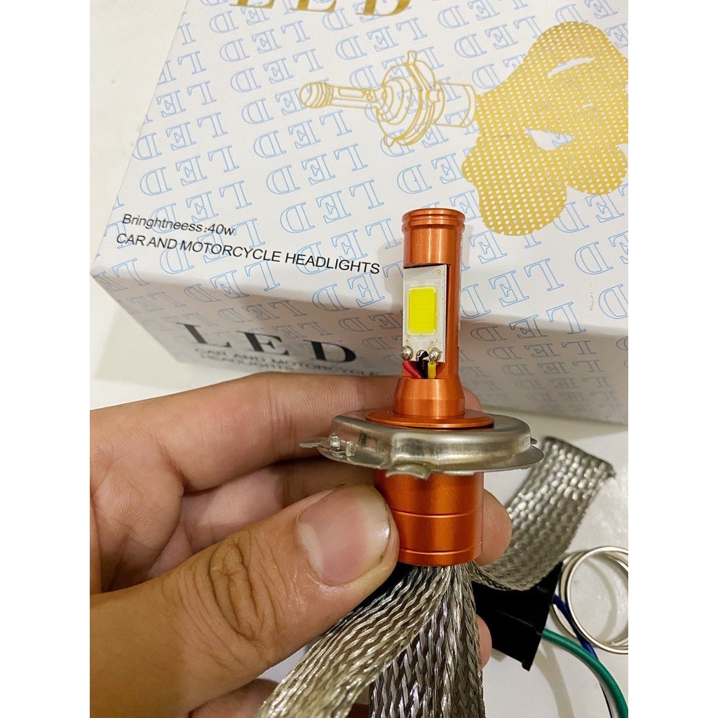 Đèn led CYT 2 Tim Siêu Sáng Chân h4