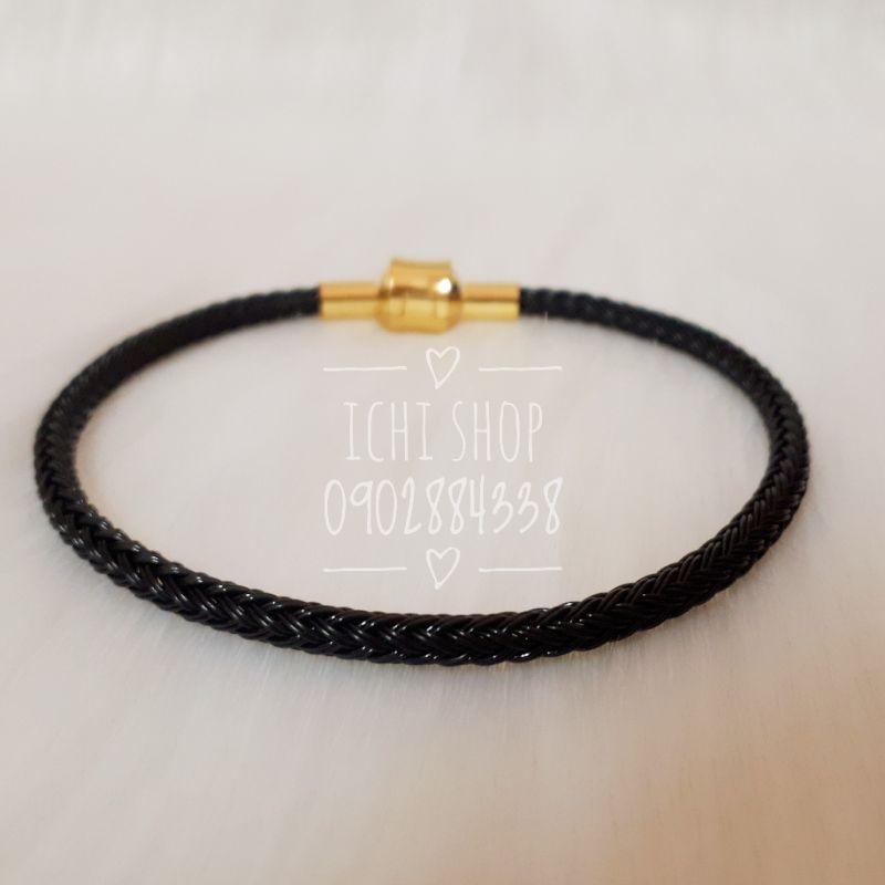 Vòng Tay Dây Cước Nhiều Màu Đeo Charm