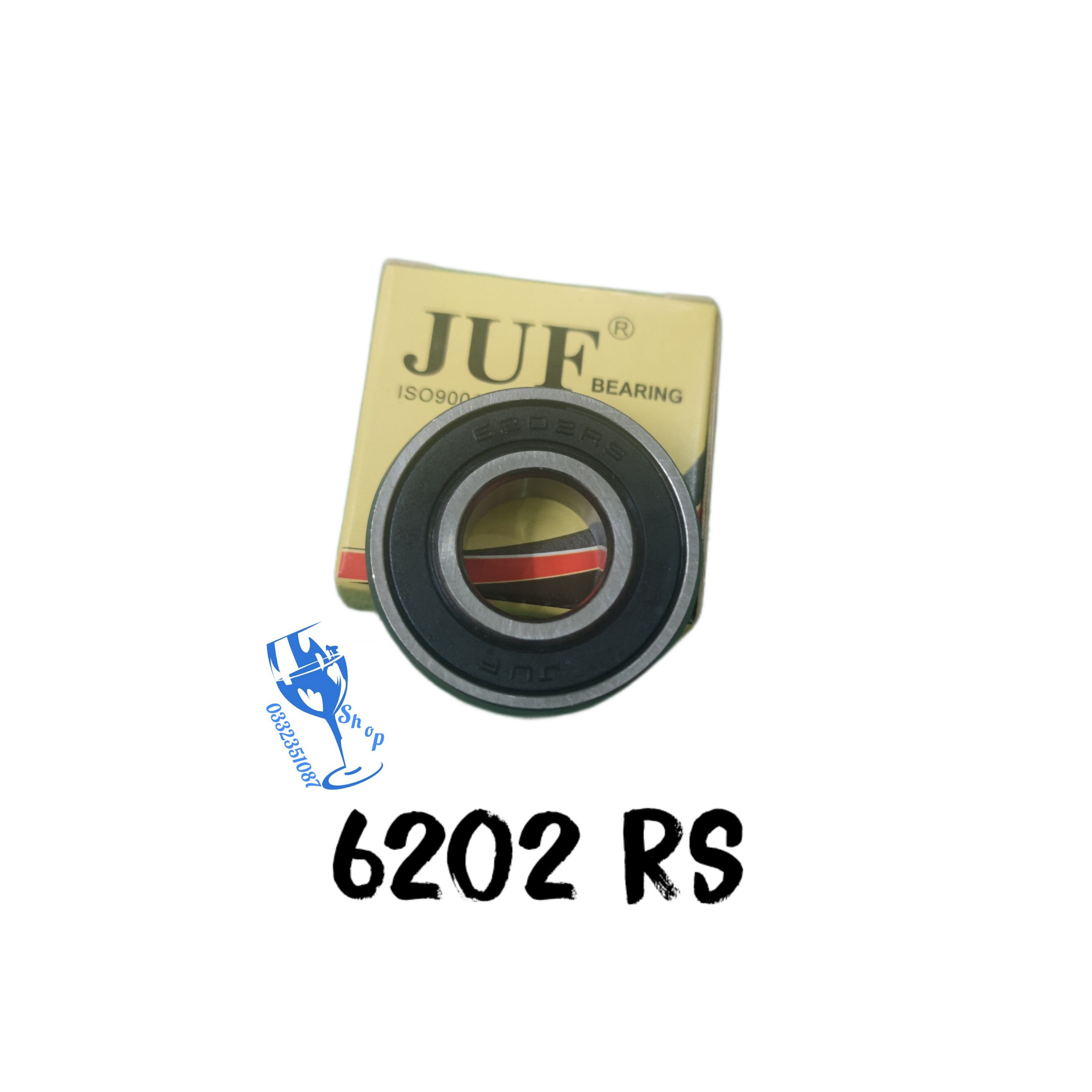 [FreeShip] [Ảnh thật] vòng bi 6202 2 RS ( 1 vòng) , vòng bi 6202 JUF