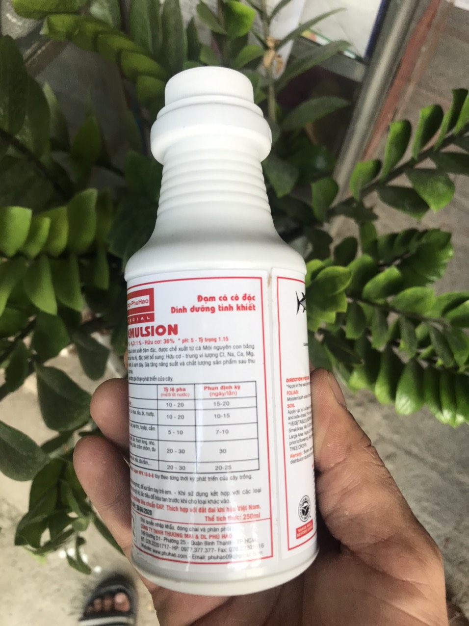 Đạm cá cô đặc FISH EMULSION (Chai 250ml - Chai 500ml ) Hàng Mỹ