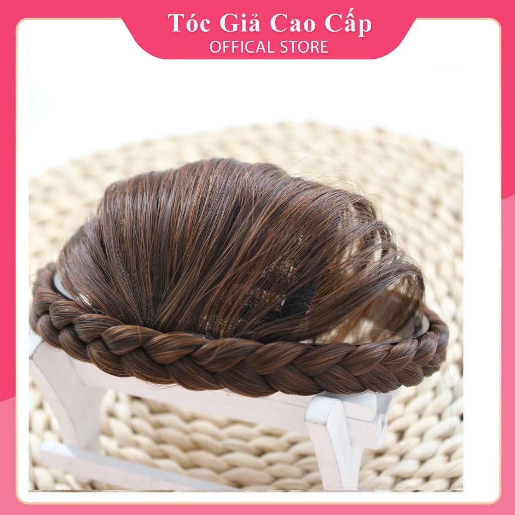 Tóc mái giả tết tóc kèm băng đô, PH999
