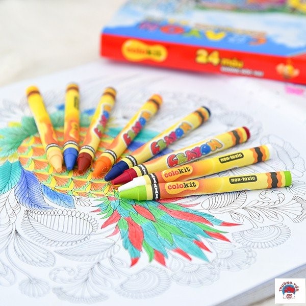 Bút sáp màu Colokit Thiên Long CR-C09 (24 màu)