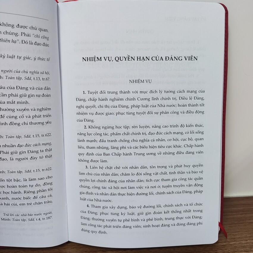 Sổ Tay Đảng Viên( mẫu mới 2022)