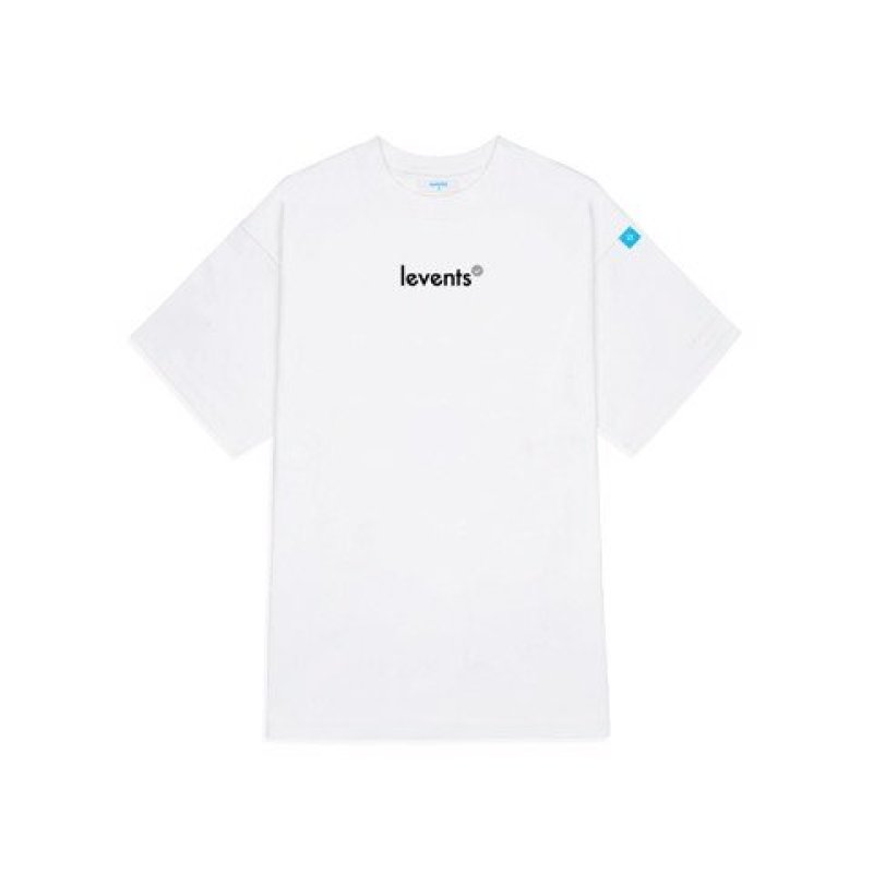 [DF]LEVENTS® Áo thun POPULAR LOGO TEE WHITE/ BLACK