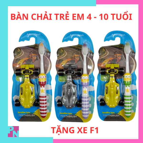 Bàn chải đánh răng cho bé, bàn chải đánh răng trẻ em, bàn chải trẻ em 4 tuổi đến 10 tuổi, bàn chải cho bé