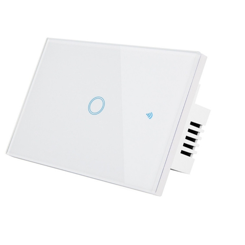 Công tắc thông minh TUYA SMART 1,2,3,4 nút Trắng hình chữ nhật , công tắc điều khiển từ xa bằng wifi, điều khiển 4 thiết bị điện, hỗ trợ tiếng việt bảo hành 3 tháng