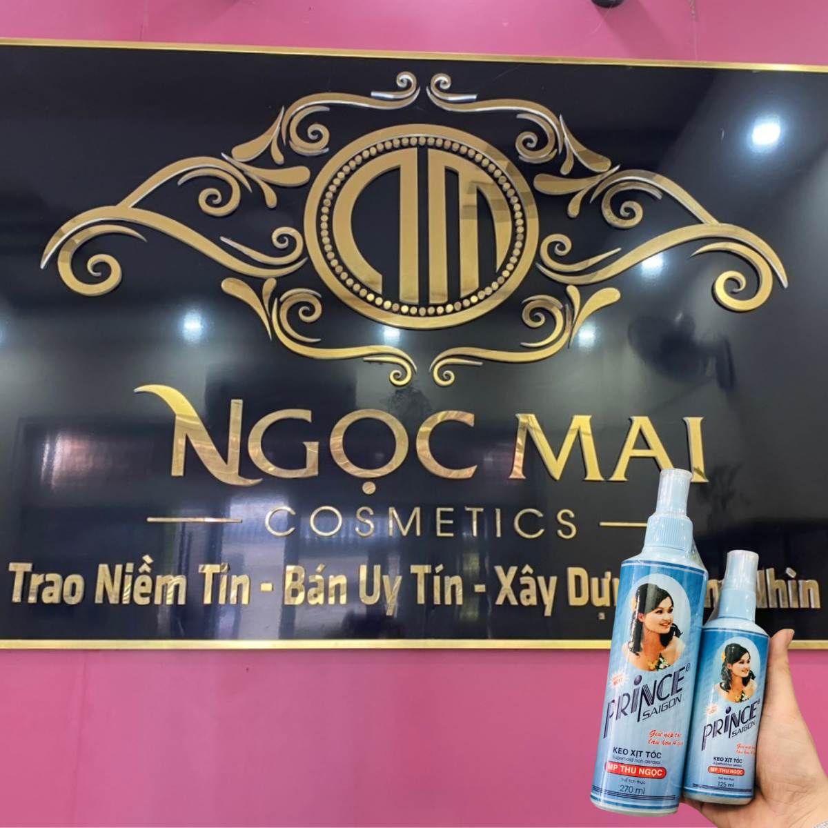 Keo xịt tóc Prince Saigon (125ml - 270ml) - Mỹ phẩm Thu Ngọc