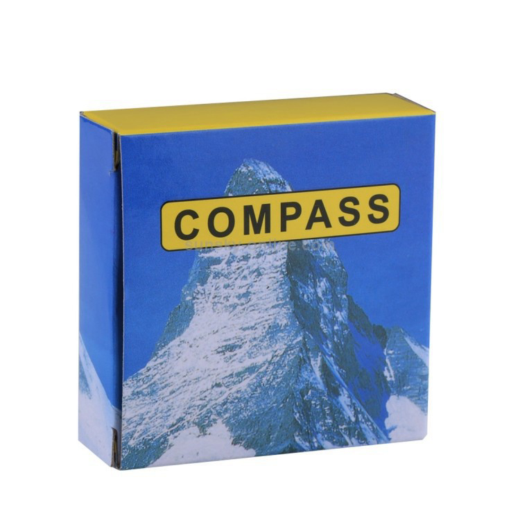 La bàn du lịch bỏ túi Compass vỏ kim loại