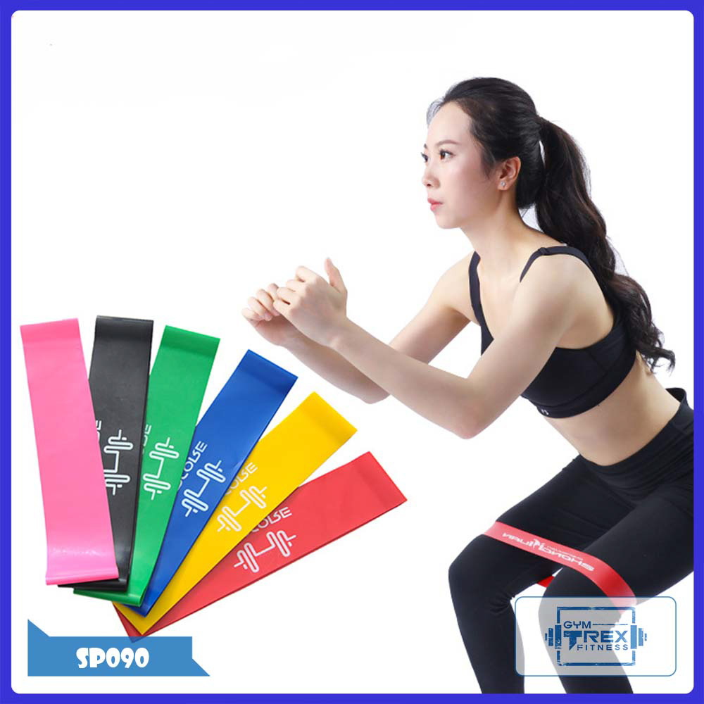 Dây kháng lực Mini Band đa năng SP168 Gym Trex - Dây cao su tập gym (phụ kiện gym, mini band, tập mông, tập chân,  thể dục, thể hình, Yoga, Aerobic,Zumba Fitness)
