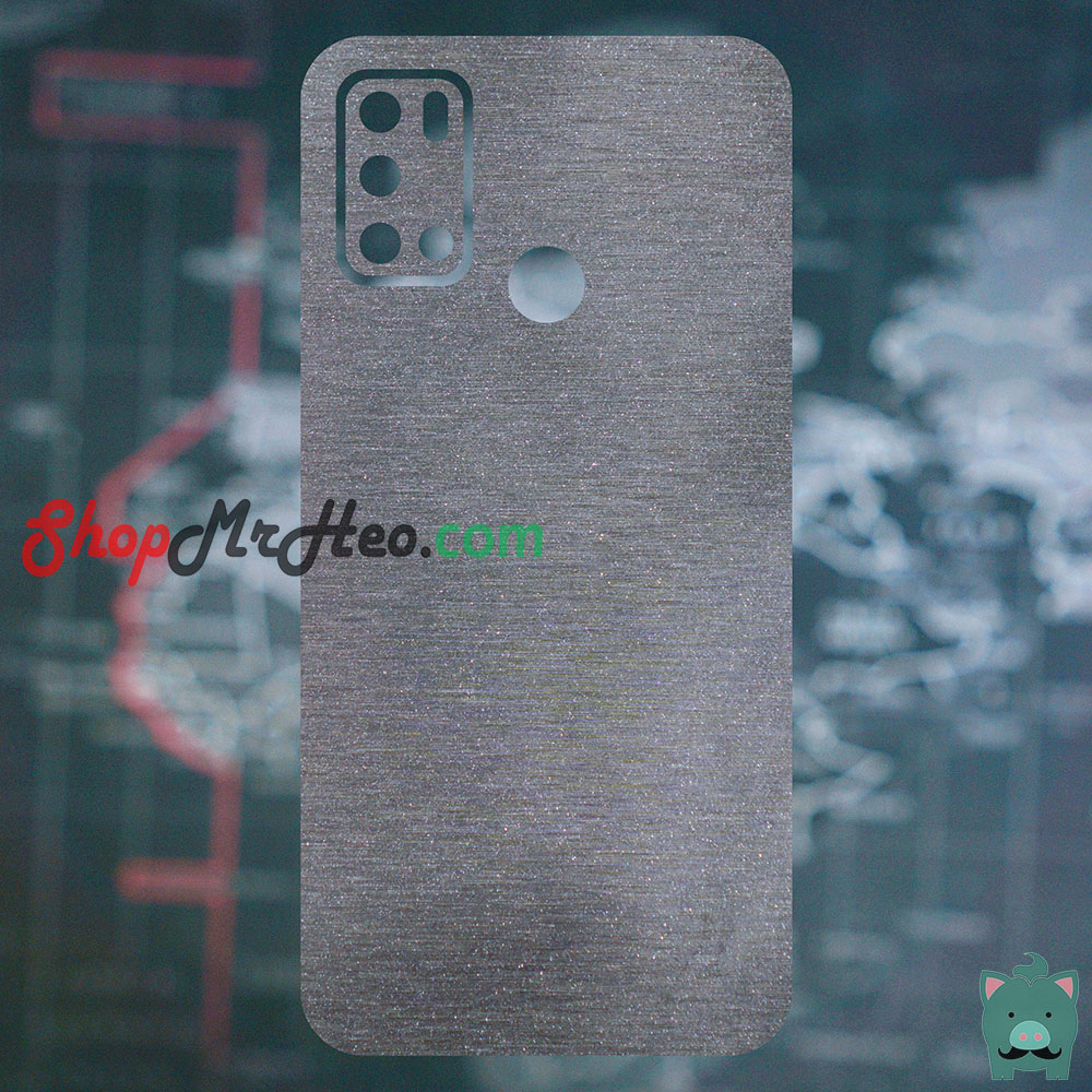 [HCM]Skin Dán Mặt Sau Lưng Vân Nhôm Vsmart Joy 4