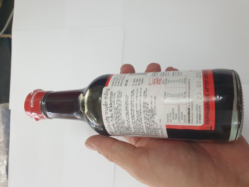 Sốt tẩm ướp truyền thống Teriyaki hiệu Kikkoman (chai thủy tinh) 250ml nhập khẩu Nhật bản