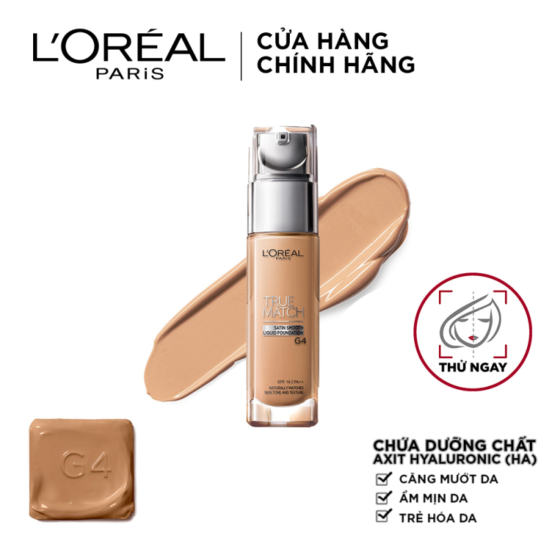 Kem nền mịn da dạng lỏng LOreal Paris True match Liquid Foundation 30ml