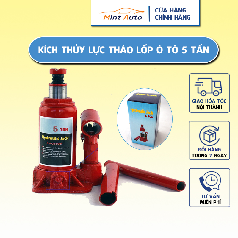 Kích Thủy Lực 5 Tấn Hydraulic Jack Kích Ô Tô Chuyên Dụng Chắc Chắn An Toàn