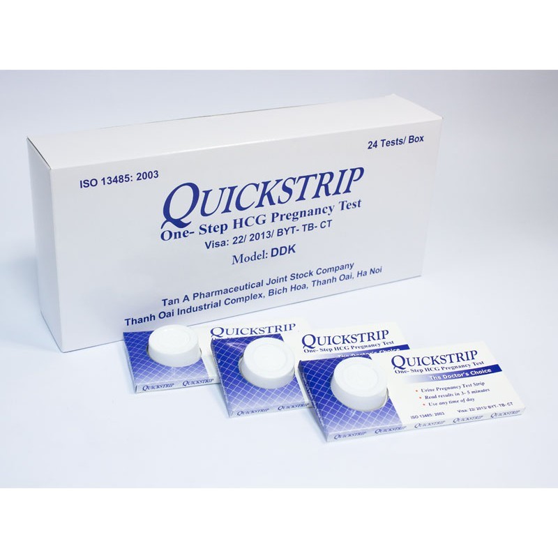 Que thử thai quickstrip lẻ