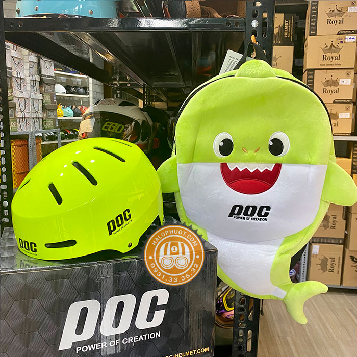 (Chính Hãng) Balo Baby Shark POC Cá Mập