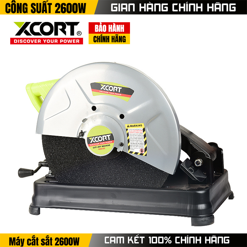 MÁY CẮT SẮT-MÁY CẮT SẮT 2600W-355MM XCORT-MÁY KHỎE