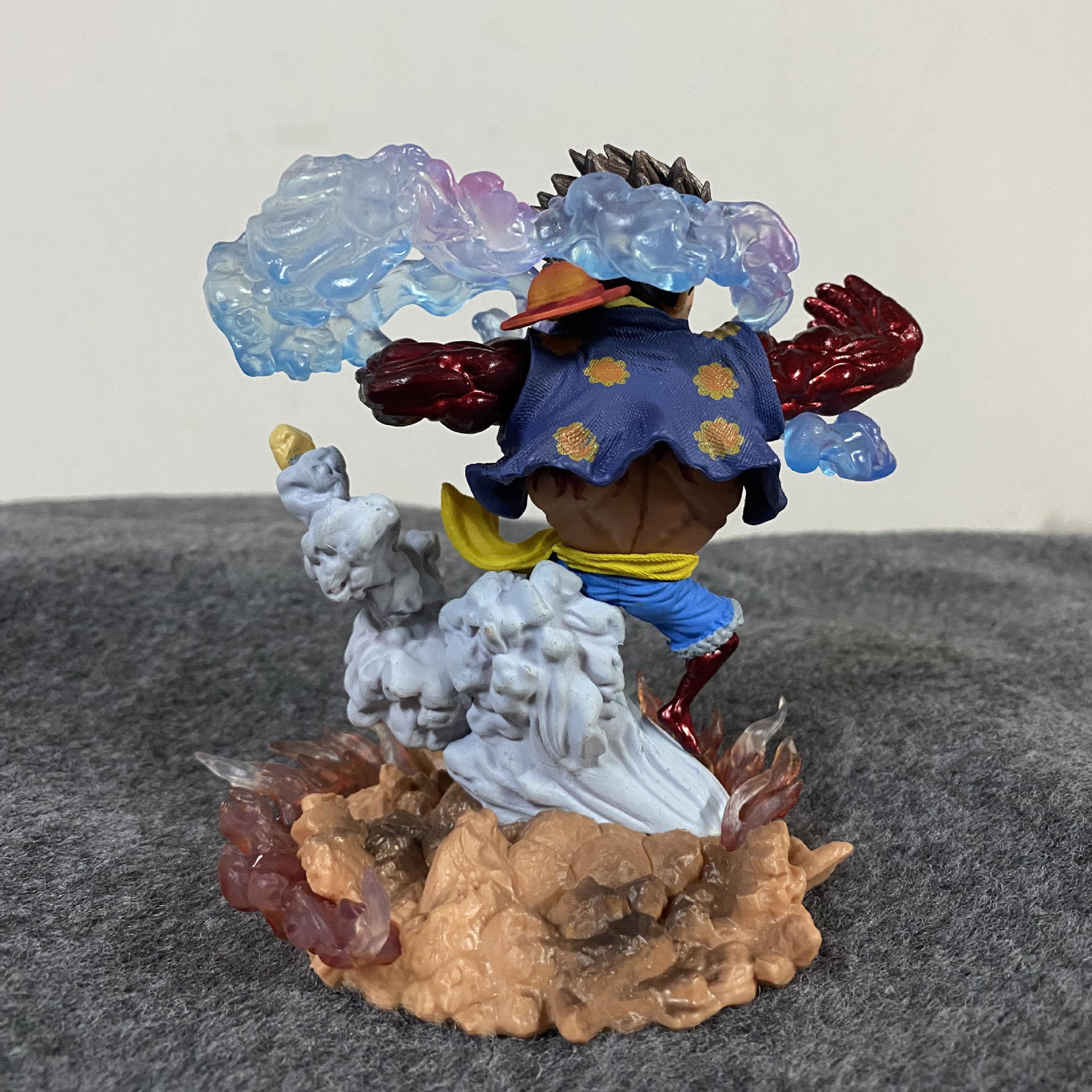 (16cm) Mô hình Luffy Gear 4 Chibi cực đẹp - Mô hình OnePiece