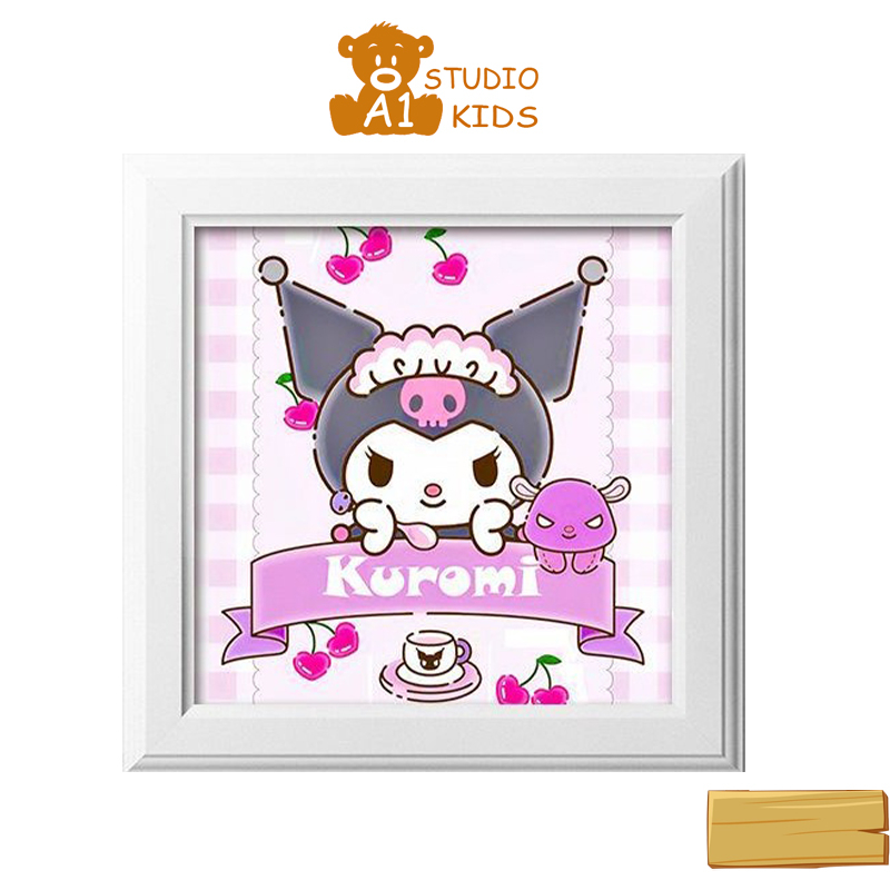 Tranh chấm đá cho trẻ em ,tranh đính đá cho bé gái tặng kèm khung làm xong chỉ việc treo lên đẹp cực kỳ