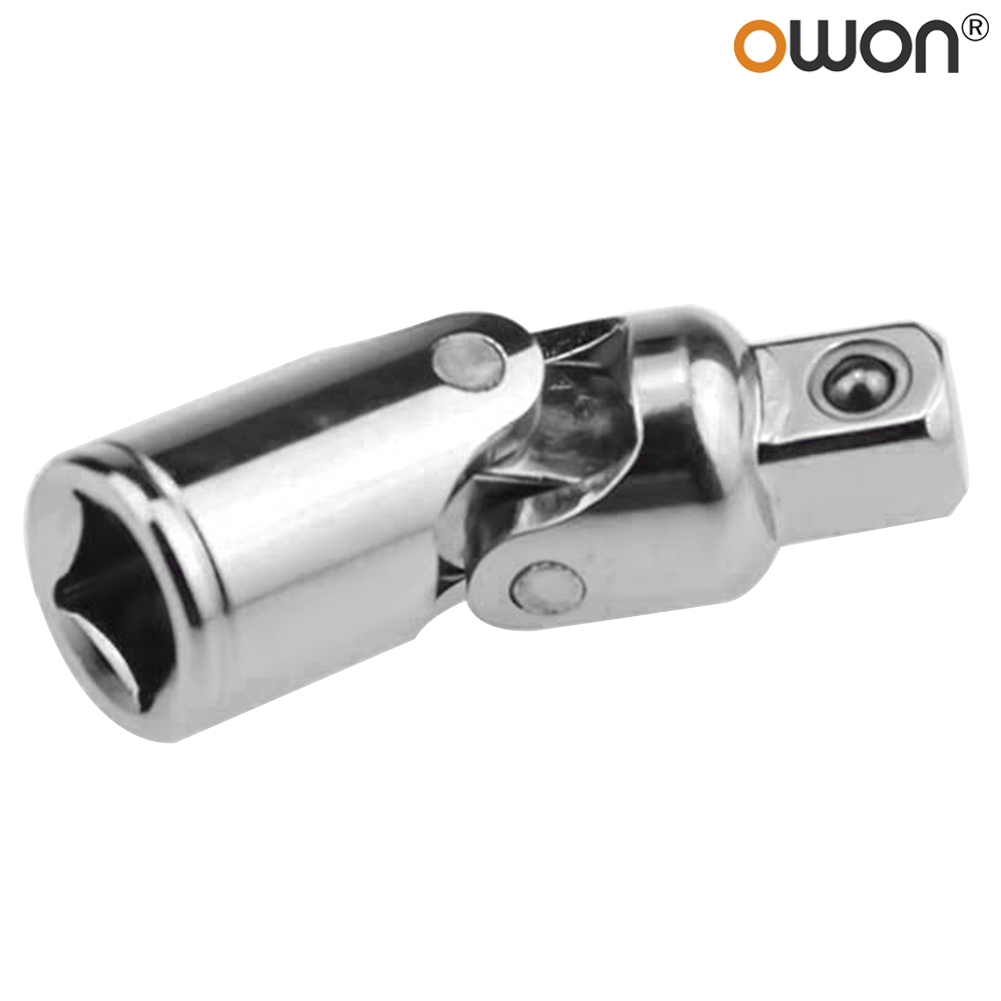 Farfi 1/2 1/4 3/8 inches Chrome Universal Joint Adapter Socket Wrench Hardware Tool