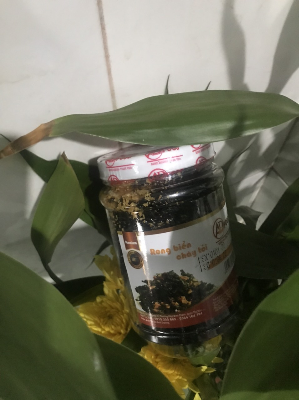 rong biển cháy tỏi 1kg