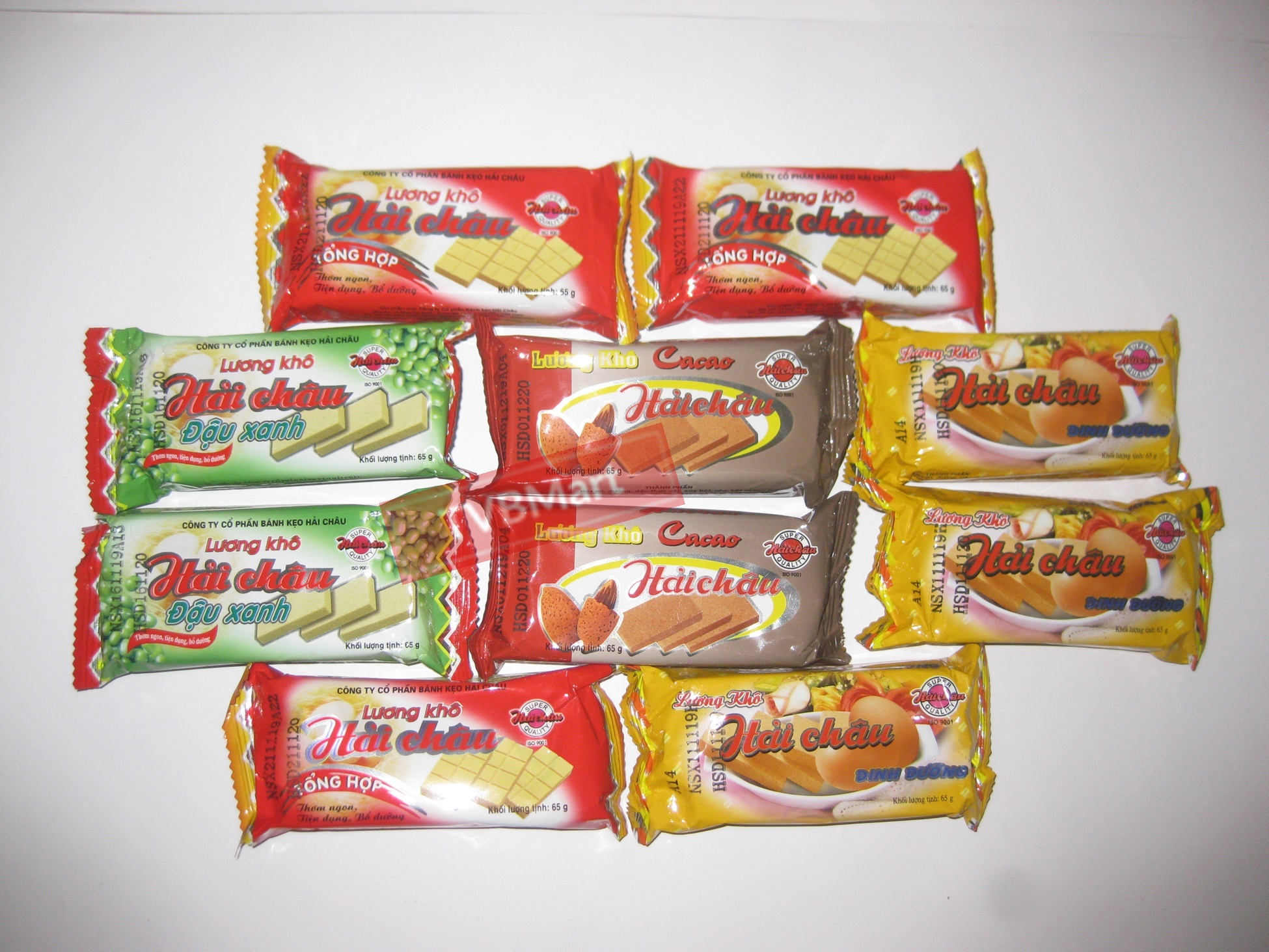 Set 10 chiếc Lương khô Hải Châu mix vị