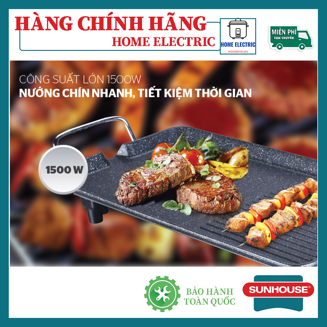 BẾP NƯỚNG ĐIỆN SUNHOUSE SHD4607