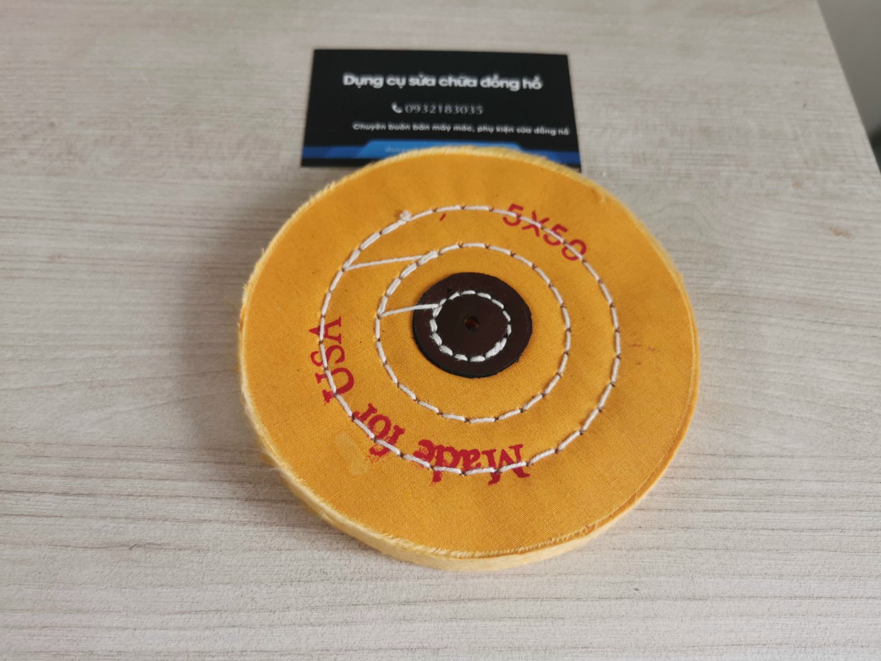 Bánh nỉ vải bố đánh bóng