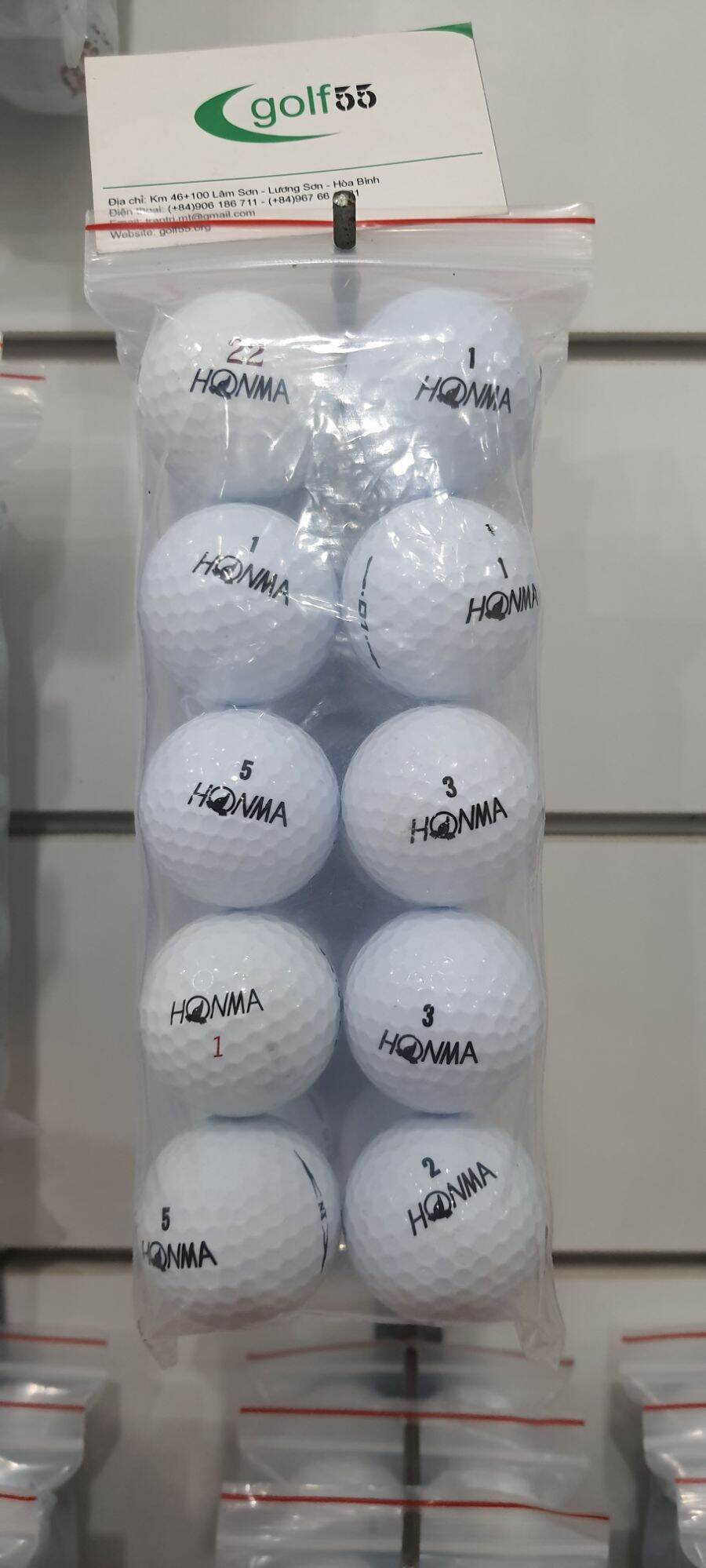 10 Bóng golf Honma độ mới 80% 95%