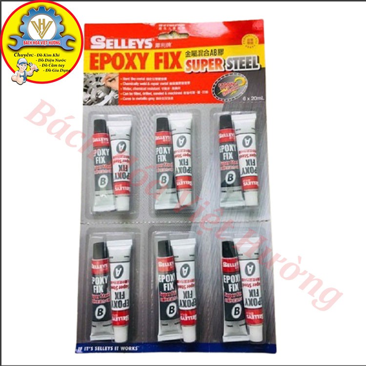 Keo gắn sắt AB 2 thành phần Epoxy fix Selleys 15ml giá 1 cặp