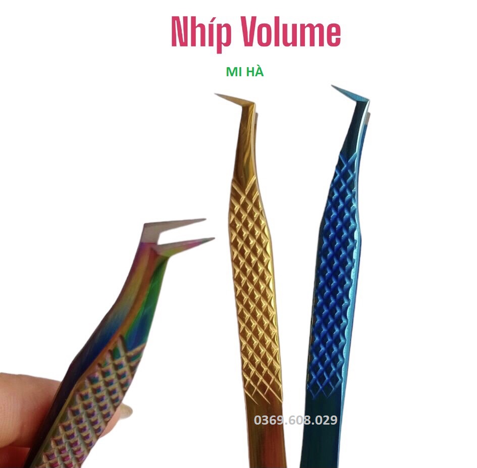 Nhíp volume pakistan phủ nhám nano,cây gắp mi cao cấp bao test 3-15d,nhíp tạo fan mũi 11ml_nhíp nối mi classic,nối mi fan