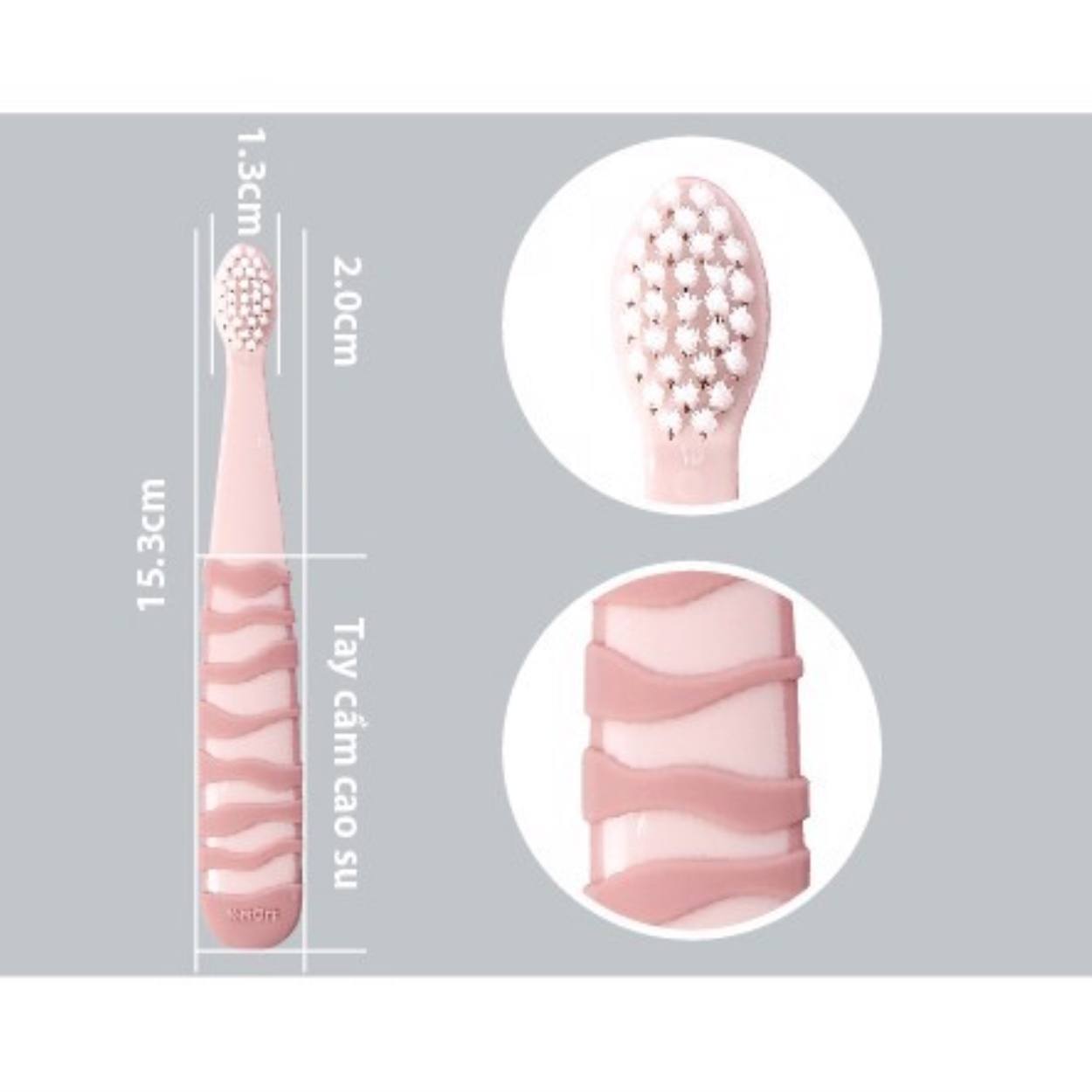 Bàn chải đánh răng K-Mom cho bé từ 12M
